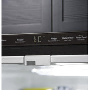 GE 30-inch, 20.8 cu.ft. Freestanding French 3-Door Refrigerator with Interior Ice Maker GNE21FYKFS