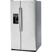 GE 36-inch 25.3 cu.ft. Freestanding Side-by-Side Refrigerator with LED Lighting GSE25GYPFS