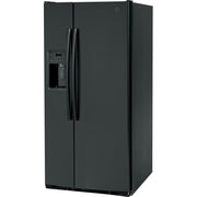 GE 33-inch 23 cu.ft. Freestanding Side-by-Side Refrigerator with LED Lighting GSE23GGPBB