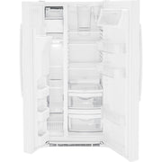 GE 33-inch 23 cu.ft. Freestanding Side-by-Side Refrigerator with LED Lighting GSE23GGPWW
