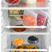 GE 33-inch 23 cu.ft. Freestanding Side-by-Side Refrigerator with LED Lighting GSE23GGPWW