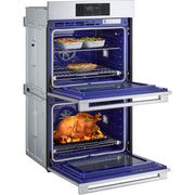 LG STUDIO 30-inch, 9.4 cu.ft. Built-in Double Wall Oven with Convection Technology WDES9428F