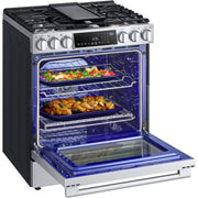 LG STUDIO Studio 30-inch Slide-in Gas Range with Convection Technology LSGS6338F