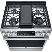 LG STUDIO Studio 30-inch Slide-in Gas Range with Convection Technology LSGS6338F