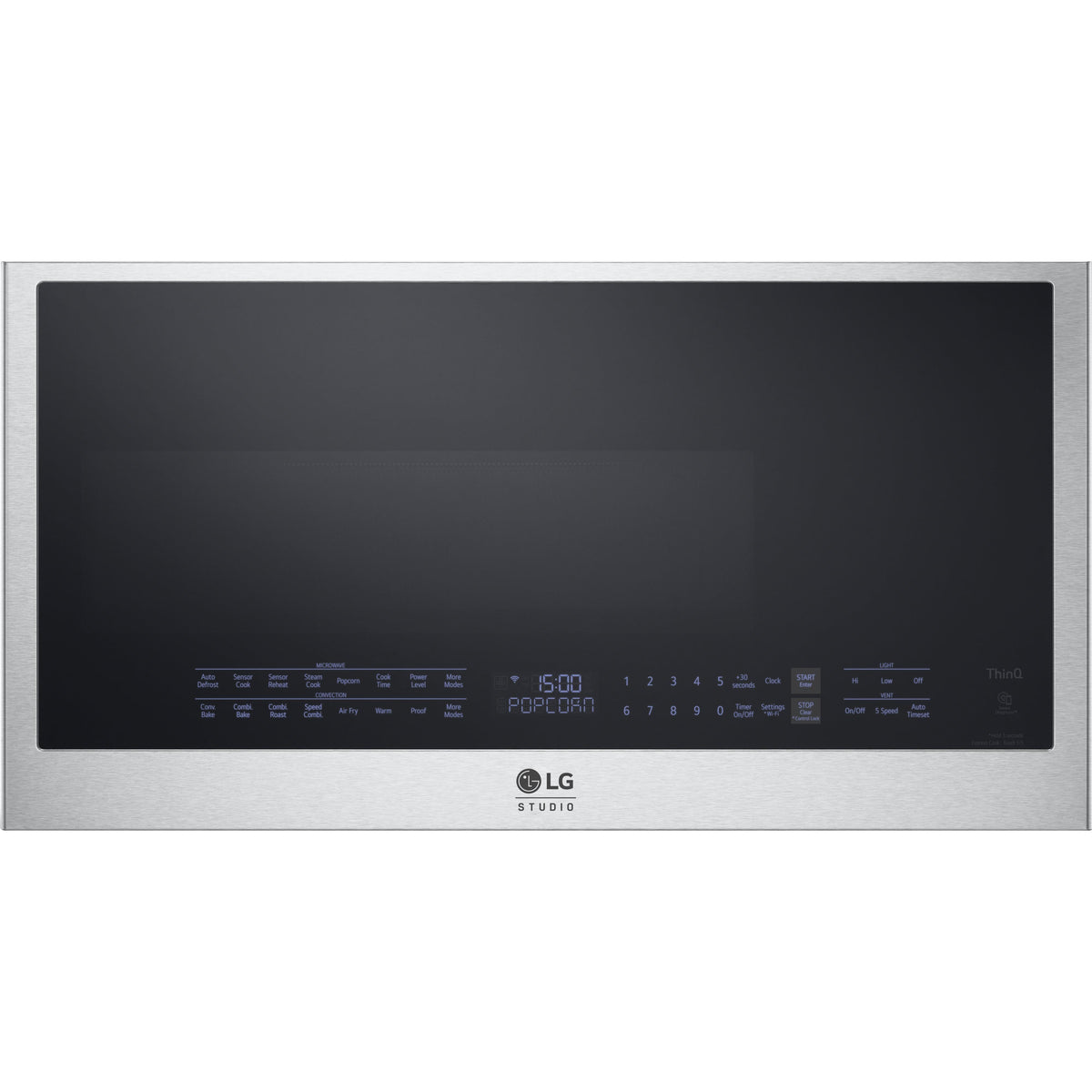 LG STUDIO 30-inch, 1.7 cu. ft. Over-the-Range Microwave Oven with Smart Diagnosis™ MHES1738F