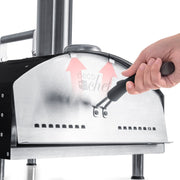 Deco Chef Portable Outdoor Pizza Oven w/ 2-in-1 Pellet Pizza & Grill Oven Functionality