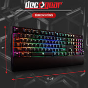 Deco Gear Dual 34" 3440x1440 21:9 Ultrawide Curved Monitor + Bonus Keyboard + Mouse Pad