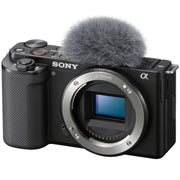 Sony ZV-E10 Mirrorless Alpha APS-C Interchangeable Lens Vlog Camera Body Black Bundle