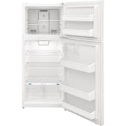 Frigidaire 28-inch, 17.6 cu.ft. Freestanding Top Freezer Refrigerator with LED Lighting FFHT1822UW