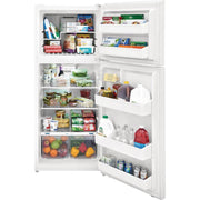 Frigidaire 28-inch, 17.6 cu.ft. Freestanding Top Freezer Refrigerator with LED Lighting FFHT1822UW