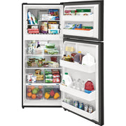 Frigidaire 28-inch, 17.6 cu.ft. Freestanding Top Freezer Refrigerator with LED Lighting FFHT1822UB