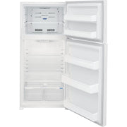 Frigidaire 30-inch, 18.3 cu.ft. Freestanding Top Freezer Refrigerator with LED Lighting FFTR1814WW