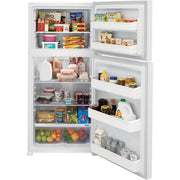 Frigidaire 30-inch, 18.3 cu.ft. Freestanding Top Freezer Refrigerator with LED Lighting FFTR1814WW