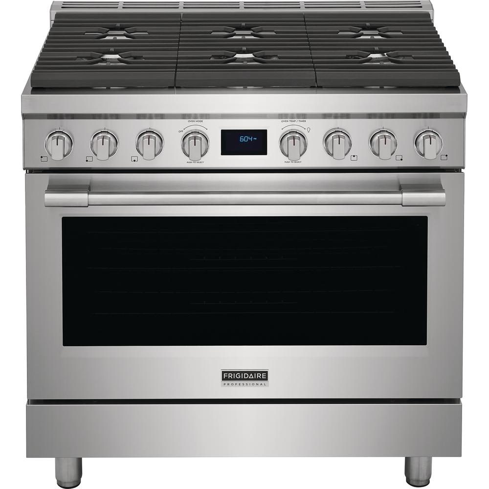 Frigidaire Professional 36-inch Freestanding Dual Fuel Range with Convection Technology PCFD3668AF