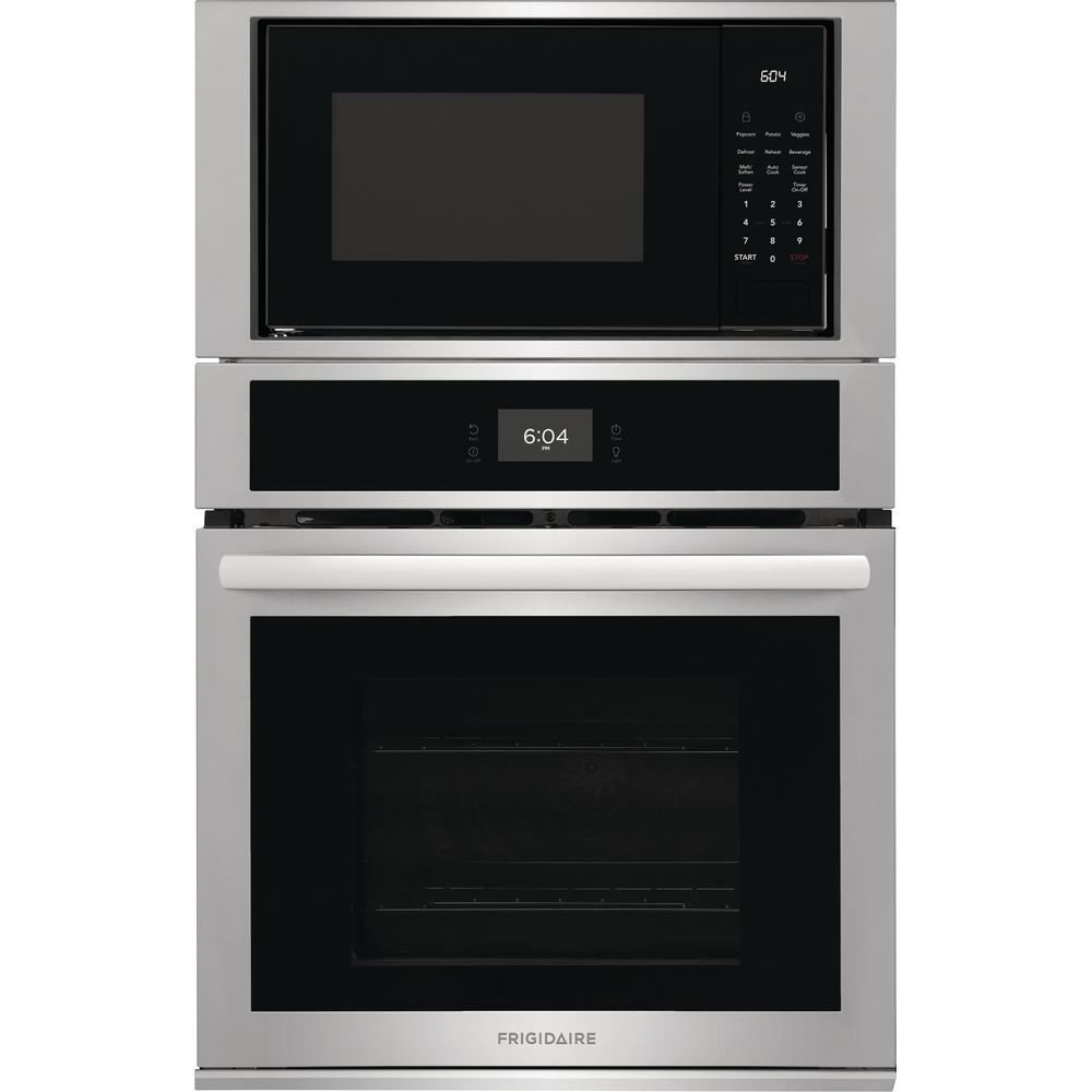 Frigidaire 27-inch built-in Microwave Combination Wall Oven with Convection Technology FCWM2727AS