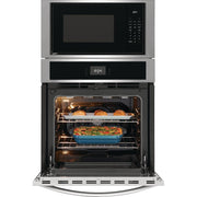 Frigidaire 27-inch built-in Microwave Combination Wall Oven with Convection Technology FCWM2727AS
