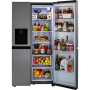LG 36-inch, 23 cu.ft. Counter-Depth Side-by-Side Refrigerator with External Water and Ice Dispensing System LRSXC2306S