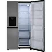 LG 36-inch, 23 cu.ft. Counter-Depth Side-by-Side Refrigerator with External Water and Ice Dispensing System LRSXC2306S