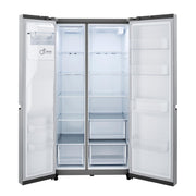 LG 36-inch, 23 cu.ft. Counter-Depth Side-by-Side Refrigerator with External Water and Ice Dispensing System LRSXC2306S