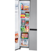 LG 36-inch, 23 cu.ft. Counter-Depth Side-by-Side Refrigerator with External Water and Ice Dispensing System LRSXC2306S