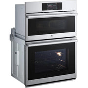 LG STUDIO Studio 30-inch, 6.4 cu.ft. Built-in Combination Oven with True Convection Technology WCES6428F
