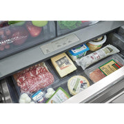 Electrolux 36-inch, 22.6 cu.ft. Counter-Depth French 3-Door Refrigerator with External Water and Ice Dispensing System ERFC2393AS