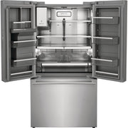 Electrolux 36-inch, 22.6 cu.ft. Counter-Depth French 3-Door Refrigerator with External Water and Ice Dispensing System ERFC2393AS