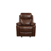 Leather Italia USA Cole Power Glider Leather Recliner 1555-EH6118G-01082373HLV