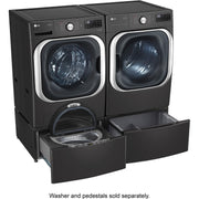 LG 9.0 Cu. Ft. Gas Dryer with Steam and Built-In Intelligence DLGX8901B