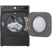 LG 9.0 Cu. Ft. Gas Dryer with Steam and Built-In Intelligence DLGX8901B