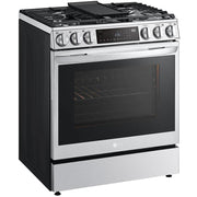 LG 30-inch Dual Fuel Range with Air Fry and ProBake® Convection LSDL6336F