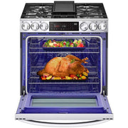 LG 30-inch Dual Fuel Range with Air Fry and ProBake® Convection LSDL6336F