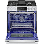 LG STUDIO 30-inch Dual Fuel Range with ProBake Convection® and EasyClean® LSDS6338F