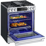 LG STUDIO 30-inch Dual Fuel Range with ProBake Convection® and EasyClean® LSDS6338F