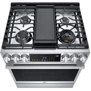 LG STUDIO 30-inch Dual Fuel Range with ProBake Convection® and EasyClean® LSDS6338F