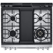 LG STUDIO 30-inch Dual Fuel Range with ProBake Convection® and EasyClean® LSDS6338F