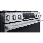 LG STUDIO 30-inch Dual Fuel Range with ProBake Convection® and EasyClean® LSDS6338F