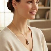 Le Vian Women's 2.62 ct. Chocolate Quartz, 0.1 ct. Chocolate Diamonds and 0.37 ct. Nude Diamonds Necklace in 14K Gold
