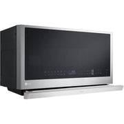 LG 30-inch, 2.1 cu. ft. Wi-Fi Enabled Over-the-Range Microwave Oven with EasyClean® MVEL2137F