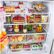 LG 36-inch, 27 cu. ft. Counter-Depth Refrigerator Bottom Freezer Refrigerator LRFLC2706D
