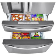 LG 30-inch, 29.5 cu. ft. Freestanding French 4-Door Refrigerator with Full-Convert™ Drawer LRMXS3006S
