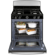 GE 30-inch Freestanding Electric Range with Precise Simmer Burner JGBS30RETSS