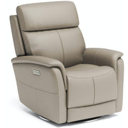 Flexsteel View 1524-52PH Swivel Power Recliner with Power Headrest and Lumbar