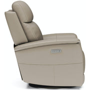 Flexsteel View 1524-52PH Swivel Power Recliner with Power Headrest and Lumbar