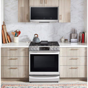 LG 30-inch, 1.7 cu. ft. Over-the-range Microwave Oven with Air Fry Technology MHEC1737F