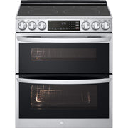 LG 30-inch 7.3 cu. ft. Slide-In Electric Double Range with ProBake® Convection and InstaView® LTEL7337F