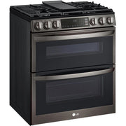 LG 30-inch Slide-In Gas Double Range with ProBake® Convection and InstaView® LTGL6937D