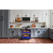 LG 30-inch Slide-In Gas Double Range with ProBake® Convection and InstaView® LTGL6937F