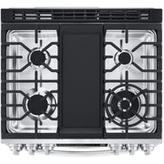 LG 30-inch Slide-In Gas Double Range with ProBake® Convection and InstaView® LTGL6937F