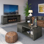 Twin-Star International Morado Bay 42MM6717-PO126 TV Stand with Electric Fireplace